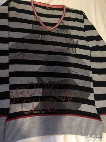 Duksevi: Jako kvalitetan Zara džemper, kao nov, L veličina, 100% cotton, sive — 8