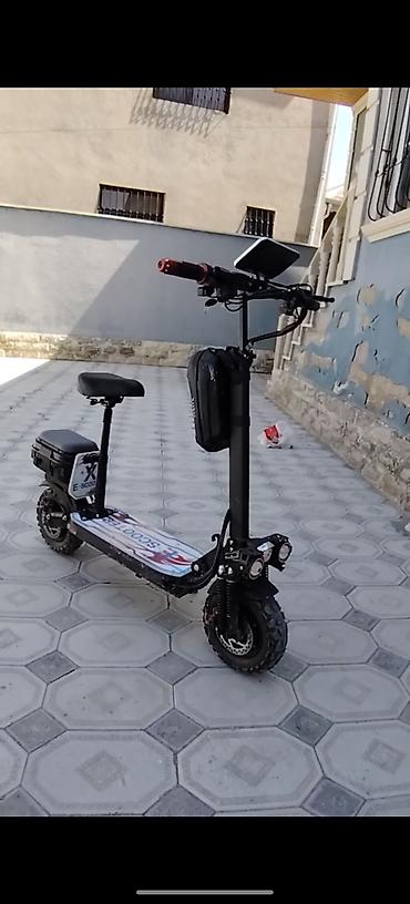 Электротранспорт: Elektrik skuter – oturacaqlı, güclü və çatdırılma üçün hazır — 2