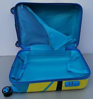 Rančevi, torbe i koferi: Dečji kofer na točkiće – Minions dizajn - Tvrda školjka sa sjajnom — 2