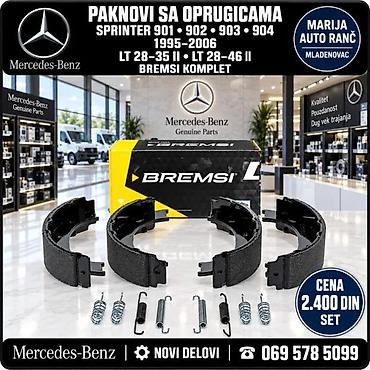 Brake System: OPRUGE ZA PAKNOVE MERCEDES 190 124 A B C E CLK SPRINTER VITO | — 3