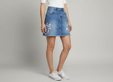 spódnice z cyrkoniami zara: Women`s skirt, size XS