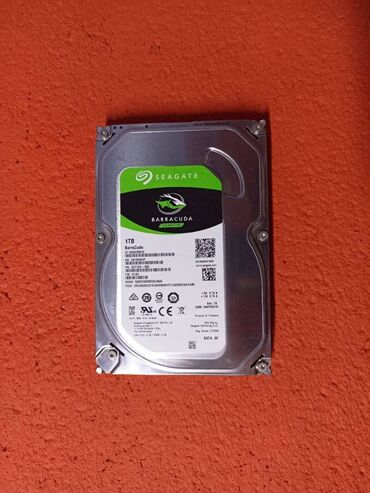 Жесткие диски, переносные винчестеры: Накопитель, Б/у, Seagate, HDD, 1 ТБ, 3.5", Для ПК