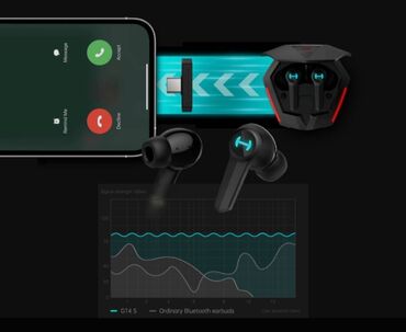 Qulaqcıqlar: Edifier GT4 S Ultra-Low Latency Dual Mode Wireless Gaming Earbuds • — 4