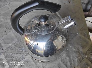 tefal caydan: İşlənmiş, rəng - Gümüşü, Çaydan, Paslanmayan polad, 3 l, Belçika — 1