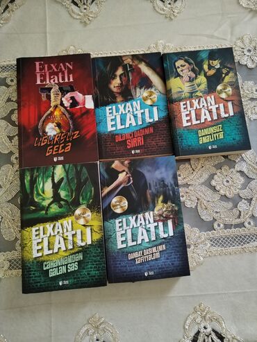 elxan elatlı seçilmiş cəza pdf: Elxan elatlının 5 ədəd dedektiv romanı satılır. Kitablarda cızıq belə