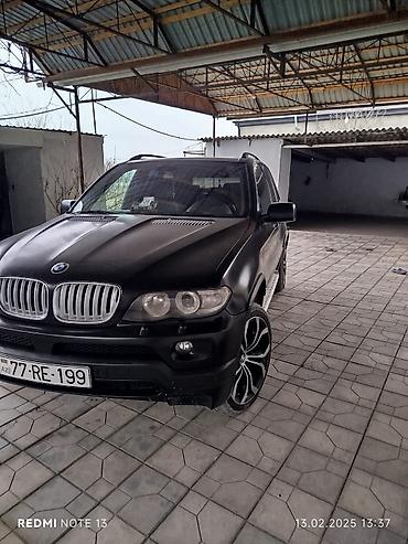 for x5 magic: BMW X5 (E53) – mat qara rəngli, şəhər və off-road üçün rahat SUV — 2