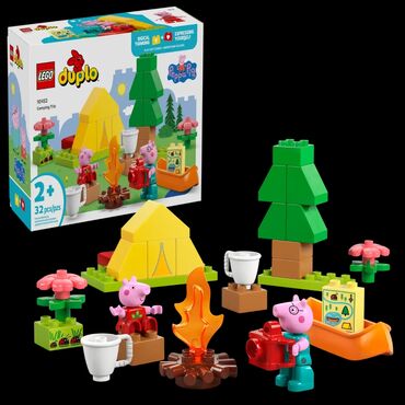 Игрушки: Lego Duplo 10452 Поход в кемпинг Свинки Пеппы 🐷 рекомендованный