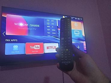 proyektor ekrani: 109 ekradi Smart TV – FICHER A20 pultu ilə Xüsusiyyətlər: - Smart — 2