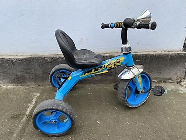 кел кел: Детский трехколесный велосипед Sport Tricycle - Цвет: синий с черными — 2