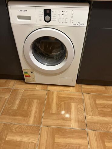 Paltaryuyan maşınlar: Paltaryuyan maşın Samsung, 6 kq, İşlənmiş, Avtomat, Qurutma var, Ünvandan götürmə