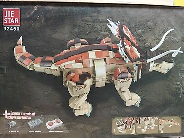 sederek oyuncaq: JIE STAR 92450 konstruksiya dəsti – tritseratops modelinin yığılması — 1