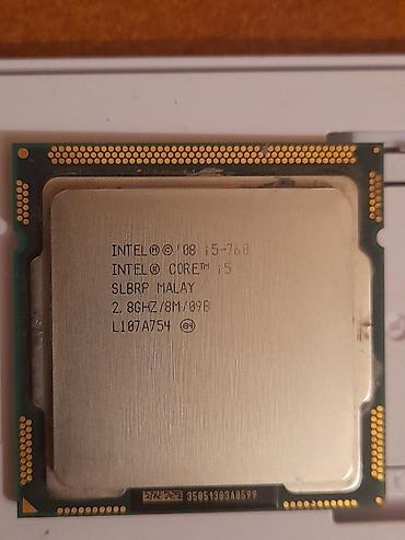 i5 11400f: Intel Core i5-760 prosessor 2.80 GHz 4 nüvə, 4 axın Keş: 8 MB Intel — 1