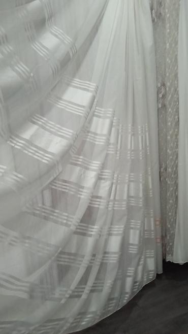 Тюли: Воздушная тюль с вышивкой «перья» - Полупрозрачная тюль в — 27