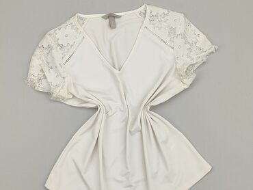 białe bluzki koszulowe zara: Блуза жіноча, H&M, S, стан - Хороший