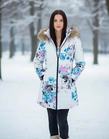 ugg boots: Ženska zimska jakna sa kapuljačom i krznom - Duža silueta do sredine — 1