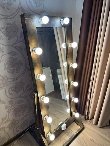 Зеркала: Напольное гримерное зеркало с подсветкой - Формат: полноразмерное — 10