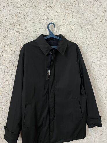 смирительная рубашка: Мужской плащ, 8XL (EU 56), Новый, цвет - Черный, Самовывоз