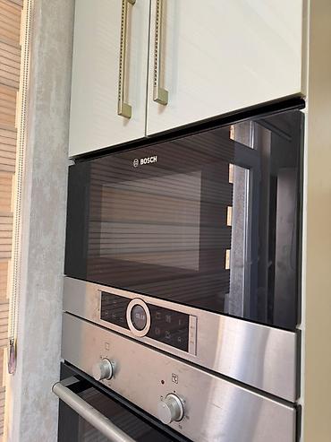 ekanom panel: Bosch quraşdırılan mətbəx dəsti – elektrik sobası və mikrodalğalı soba — 1