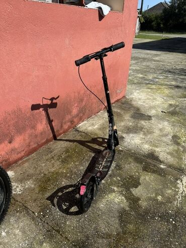 Samokatlar: Kick Scooter – böyük təkərli, amortizatorlu, mexaniki disk əyləcli — 6