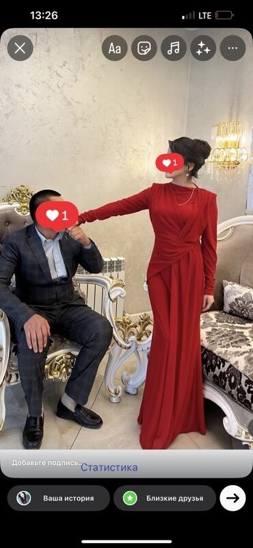 вечерние турецкие платья: Вечернее платье, Классическое, Длинная модель, С рукавами, Все размеры, XL (EU 42)