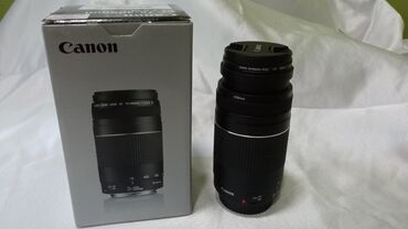 принтеры canon: Телеобъектив Canon EF 75-300mm f/4-5.6 III - Крепление: Canon EF