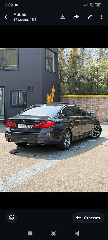 бмв 520d: BMW 5 series: 2019 г., 2 л, Автомат, Дизель, Седан — 6