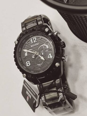 baki saat: Новый, Наручные часы, цвет - Черный