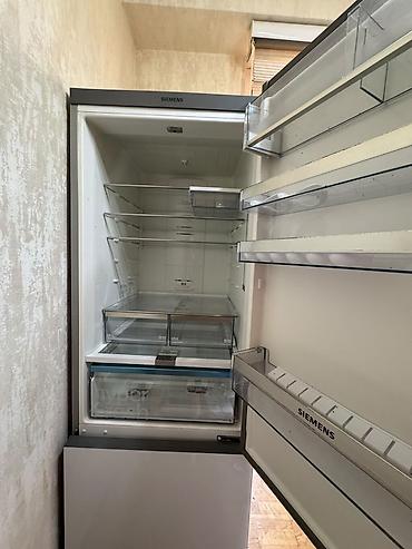 kamera temiri: Siemens soyuducu. Ağ rəngli, şaquli korpuslu, alt hissəsində — 3