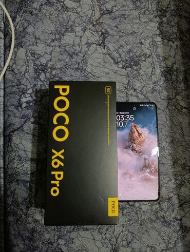 телефоны флай с телевизором: Poco X6 Pro 5G, Б/у, 256 ГБ, цвет - Черный, 2 SIM