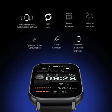 Smart saatlar: Smart saat, Redmi, Sensor ekran, rəng - Qara — 4