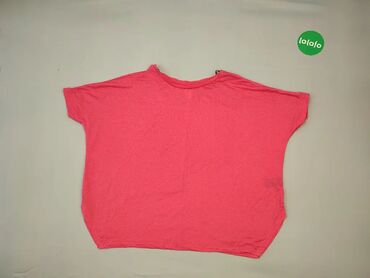 Koszulki: Koszulka S (EU 36), wzór - Jednolity kolor, kolor - Różowy