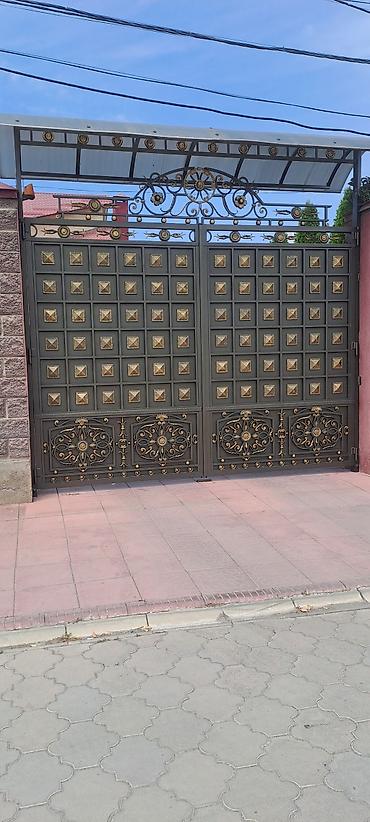 Другие малярные работы: Профессиональная покраска эксклюзивных кованых ворот, калиток — 6