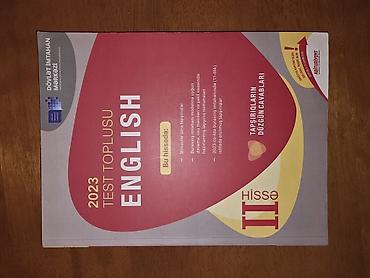 Testlər: İngilis dili Testlər 11-ci sinif, DİM, 2-ci hissə, 2023 il — 1