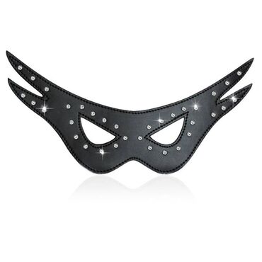 полнолицевая маска: Интим магазин, секс шоп "LoveShop" Черная маска с заклепками