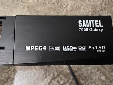 tv box s: SAMTEL 7000 Galaxy rəqəmsal TV qəbul edici Xüsusiyyətlər: - MPEG4 — 6