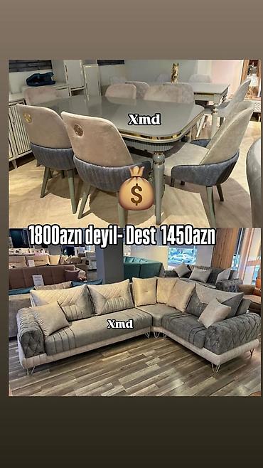 Qonaq otağı dəstləri: Yeni, Masa və oturacaqlar, Divan — 1