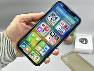 lphone 11: IPhone 11, Б/у, 128 ГБ, Черный, Чехол, 100 % — 4