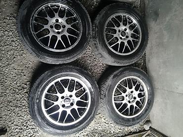 r17 honda: Комплект японских дисков R15 с зимними шинами 195/65/15, разболтовка — 1