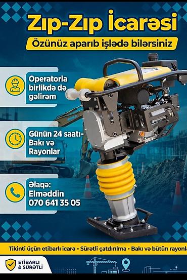 ucuz lazer: Zip-Zip kipleyici (torpaq bərkidici) icarəsi və xidməti - Torpaq — 2