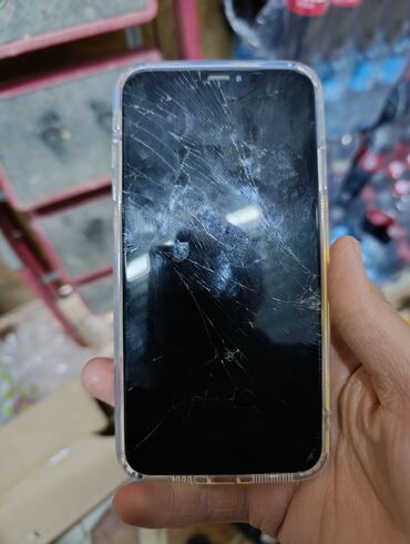 срочно связи переездом: IPhone Xs Max, Колдонулган, 64 ГБ, Ак, Каптама, 100 %