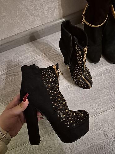rezin cəkmə qiyməti: Ölçü: 36, rəng - Qara, İşlənmiş — 3