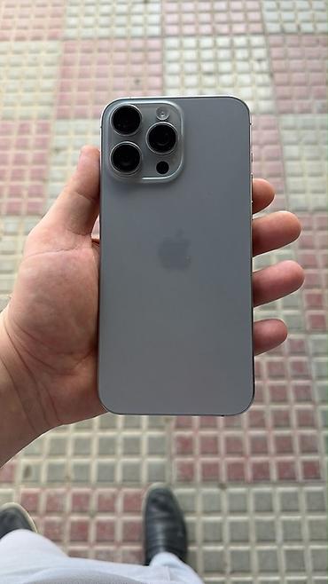 IPhone 15 Pro Max, 256 GB, Natural Titanium, Face ID lalafo.az -da IPhone 15 Pro Max, 256 GB, Natural Titanium, Face ID