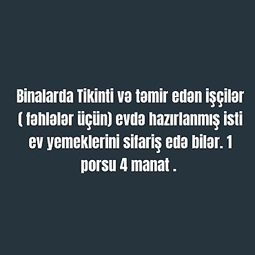 baki naftalan taksi: Salam Binalarda Tikinti və təmir edən usta və fəhlələr üçün evde — 1