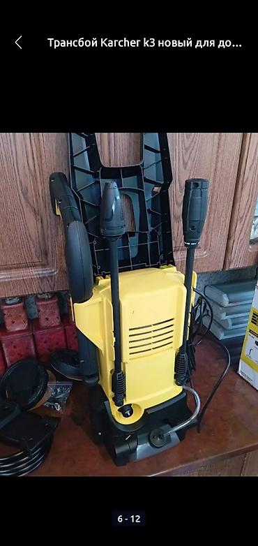 Мойки высокого давления: Трансбой Karcher k3 новый для дома моет машину навес двор брусчатку — 6
