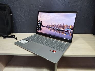 компьютеры для офиса: Ноутбук, HP, 8 ГБ ОЗУ, AMD Ryzen 5, 15.6 ", Для работы, учебы, память SSD