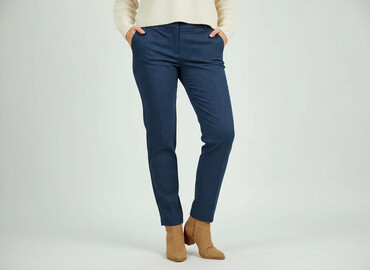 massimo dutti kurtki damskie wyprzedaż: Material trousers for women, size M