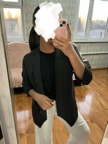 брендовые кошельки: Женская одежда — подборка из 4 стильных позиций: 1) Жакет в полоску -