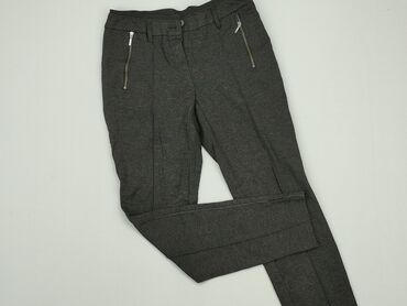 czarne bluzki z wiskozy: Spodnie materiałowe, S, stan - Bardzo dobry