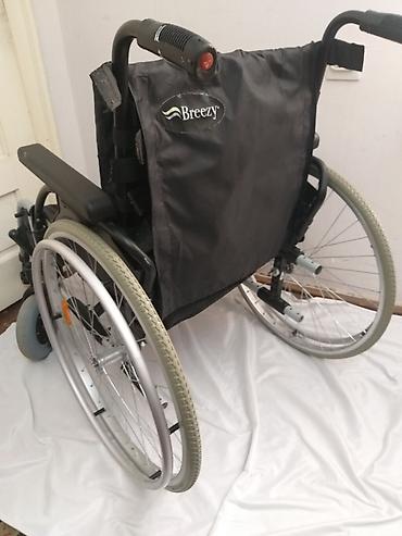Invalidska kolica: Nemacka aluminijumska invalidska koliva poznate marke BREEZY, u veoma — 3