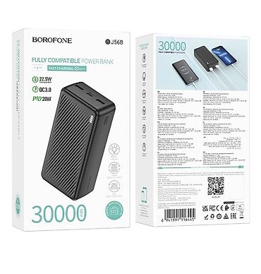 30000: Внешний аккумулятор BOROFONE BJ56B - Емкость: 30000 мА·ч - Быстрая — 1